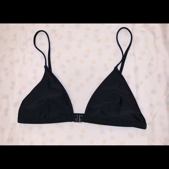 Black triangle bikini top - Picture 1 of 2